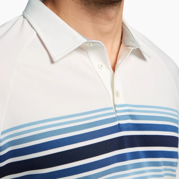 Public Rec “All Fore It” Blue Sunset Golf Shirt - Picture 3 of 7